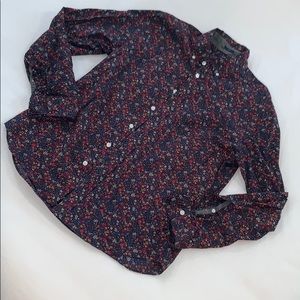 J.Crew Factory Like New Floral Slim Button Up